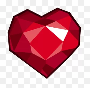 Ruby Stone - Heart Shaped Gem Art Clipart - Full Size Clipart ClipartFlare.com 