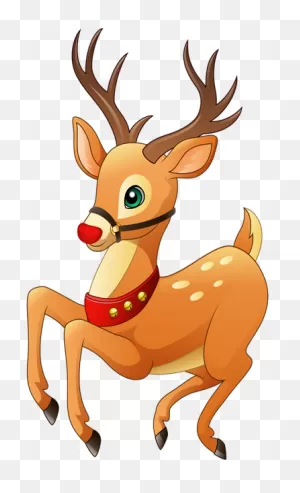 Rudolph Png Clip Art Image | Christmas Paintings, Reindeer Drawing ClipartFlare.com 