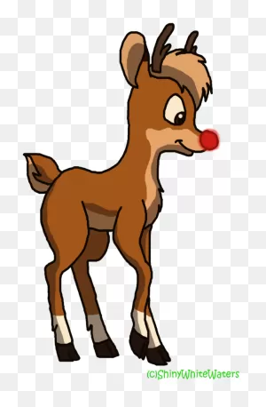 Rudolph The Red Nose Reindeer With Bell Png Graphic - Rudolph ClipartFlare.com 