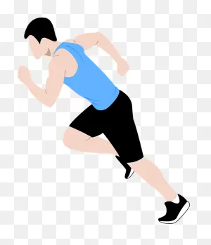 Runner Run Athlete - Free Vector Graphic On ClipartFlare