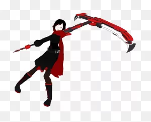 Mmd Rwby - Rwby Ruby Rose Vector - (1377X760) Png Clipart Download