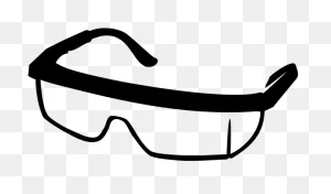 Safety Glasses Rubber Stamp Clipart - Full Size Clipart (#2351214 ClipartFlare.com 