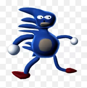 3D Sanic - Sanic 3D Model | Full Size Png Download | ClipartFlare
