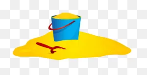 Transparent Shovel Clipart - Yellow Sand Clipart - Png Download ClipartFlare.com 