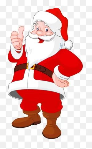 Christmas Santa Claus Hand Cartoon Clipart - Christmas Clipart ClipartFlare.com 