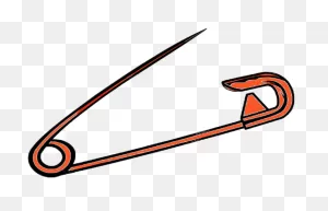 Safety Pin Clipart - Full Size Clipart (#5329752) - ClipartFlare