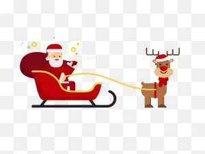 Free & Cute Santa Sleigh Clipart For Your Holiday Decorations ClipartFlare.com 