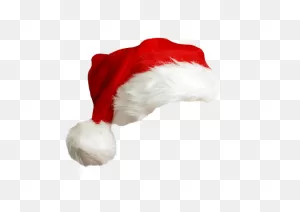 Santa Claus Christmas Hat Cap - Transparent Background Christmas ClipartFlare.com 