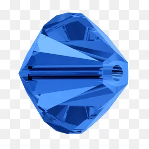 Swarovski 5328 8Mm Xilion Bicone Beads Sapphire (36 Pieces)