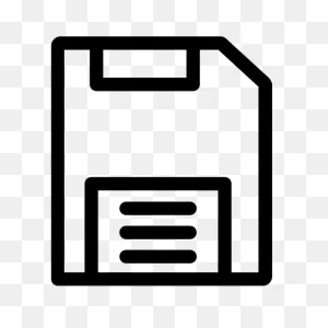 Save Free Icon Of Modern Line Art