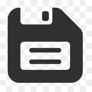 Save Icon | Mono General 1 Iconset | Custom Icon Design