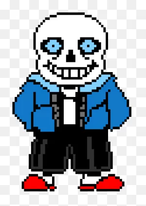 Patient Sans - Murder Sans Pixel Art Clipart - Full Size Clipart ClipartFlare.com 