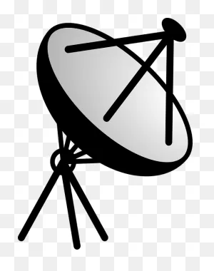 Satellite Clipart Dish - Dish Antenna Clip Art - (568X720) Png ClipartFlare.com 
