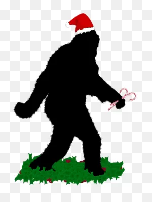 Christmas Sasquatch Clipart - Full Size Clipart (#5726447 ClipartFlare.com 