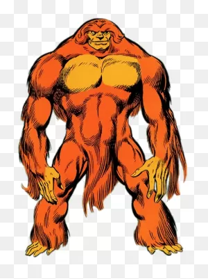 X Men Alpha Flight Sasquatch - Sasquatch Marvel Clipart - Full ClipartFlare.com 