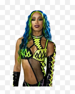 Sasha Banks 2021 New Render Png By Darkprinxewwe On 