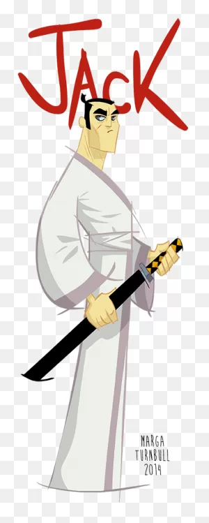Samurai Jack - Cartoon Clipart - Large Size Png Image - ClipartFlare