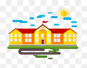 Building School Material Cartoon Schoolyard Drawing - School ClipartFlare.com 