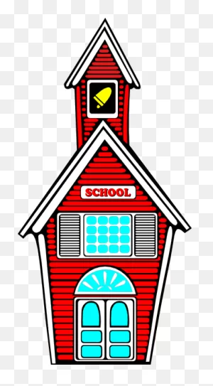 No School Red School Clip Art At Vector Clip Art Png - ClipartFlare