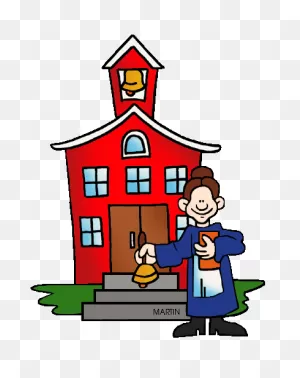School Clip Art By Phillip Martin, School House