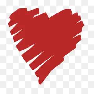 Hand Drawn Heart Clip Art Transparent - Scribble Heart Gif ClipartFlare.com 