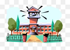 School Building Royalty Free Vector Clip Art Illustration ClipartFlare.com 