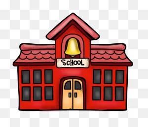 School Building Cartoon Png - (600X515) Png Clipart Download