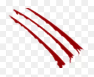 Claw Scratch Clipart Roblox - Blood Scratch Transparent - Png ClipartFlare.com 