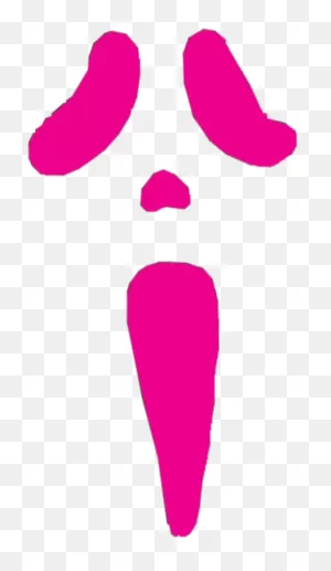 Pink #scream #scream #creepy #cute #freetoedit Clipart - Full Size ClipartFlare.com 