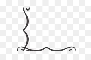 Scroll Clip Art - Simple Corner Border Design - (450X300) Png ClipartFlare.com 