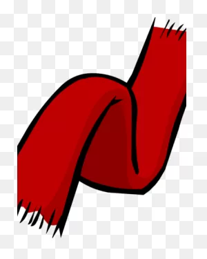 Red Scarf | Club Penguin Rewritten Wiki | ClipartFlare