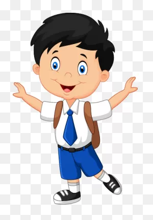 Aashirvad English School - School Student Cliparts Png - (351X504 ClipartFlare.com 