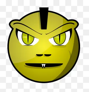 Smiley Face Fear Clip Art - Scary Clip Art Monster - Png Download ClipartFlare.com 