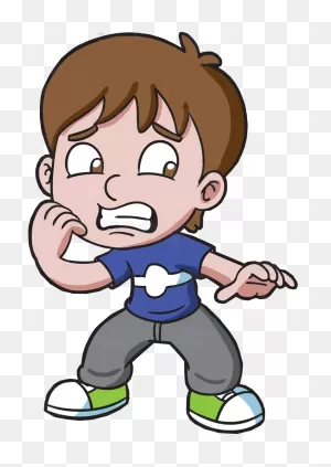 Scared Boy - Transparent Scared Clipart - Png Download - Full Size ClipartFlare.com 