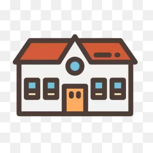School - Free Buildings Icons