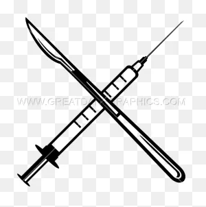 Scalpel & Needle | Production Ready Artwork For T-Shirt Printing