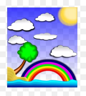 Simple Scenery Clipart - ClipartFlare
