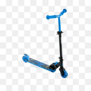 Neon Vector Folding Kid Scooter With Light Up Wheels Blue From 5 Years