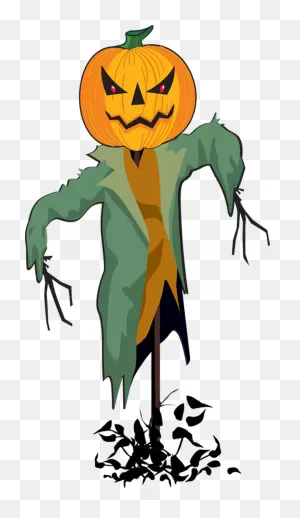 Cartoon Colorful Scarecrow Clipart Free Image Download