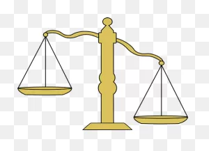 Unbalanced Scale Clip Art - Unbalanced Scale Vector Image