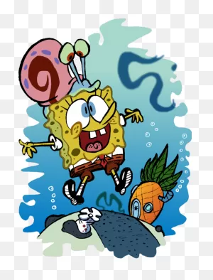 Download Scarce Pictures Of Spongebob And Gary By Eeyorbstudios ClipartFlare.com 