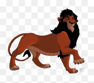 Scar Clipart Loin - Scar The Lion King Png Transparent Png - Full ClipartFlare.com 