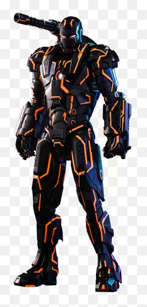 Neon Tech War Machine Sixth Scale Figure