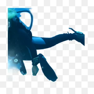 A Guy With Snowboard - Scuba Diving Transparent Png - Free ClipartFlare.com 