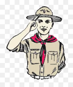 Boy Winter Camping Tips ClipartFlare - Drawing Of A Boy Scout Clipart ClipartFlare.com 