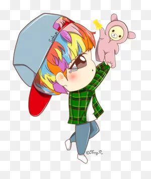 Chibi Clipart Exo - Exo Sehun Chibi Fanart - Png Download - Large ClipartFlare.com 