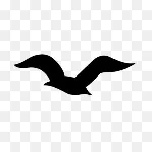 Flying Seagull Sticker
