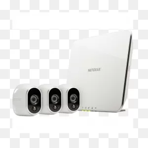 Arlo 720P Hd Security Camera System Vms3330 - 3 Wire-Free Battery Cameras  With Indoor/outdoor, Night Vision, Motion Detection