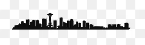 Seattle Skyline Silhouette Vector Clipart - Full Size Clipart ClipartFlare.com 