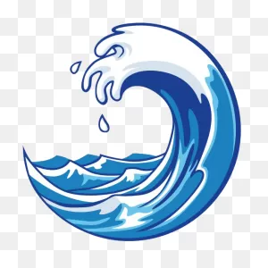 Abstract Wave Png - Cartoon Transparent Ocean Wave Clipart - Full ClipartFlare.com 